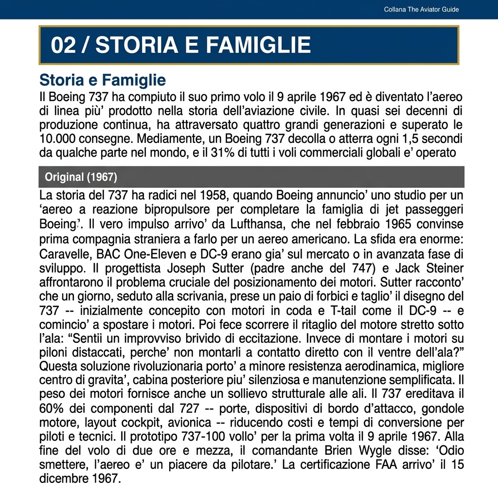 storia del b737 imapara tutti i segreti