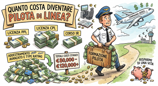 quanto costa diventare pilota di linea
