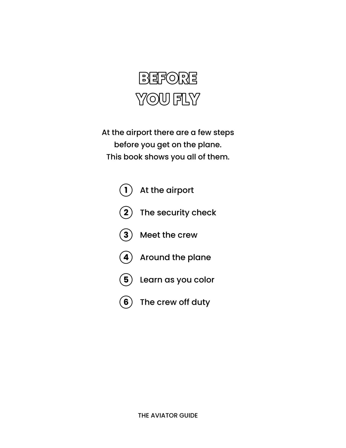 Airport Security Coloring Book