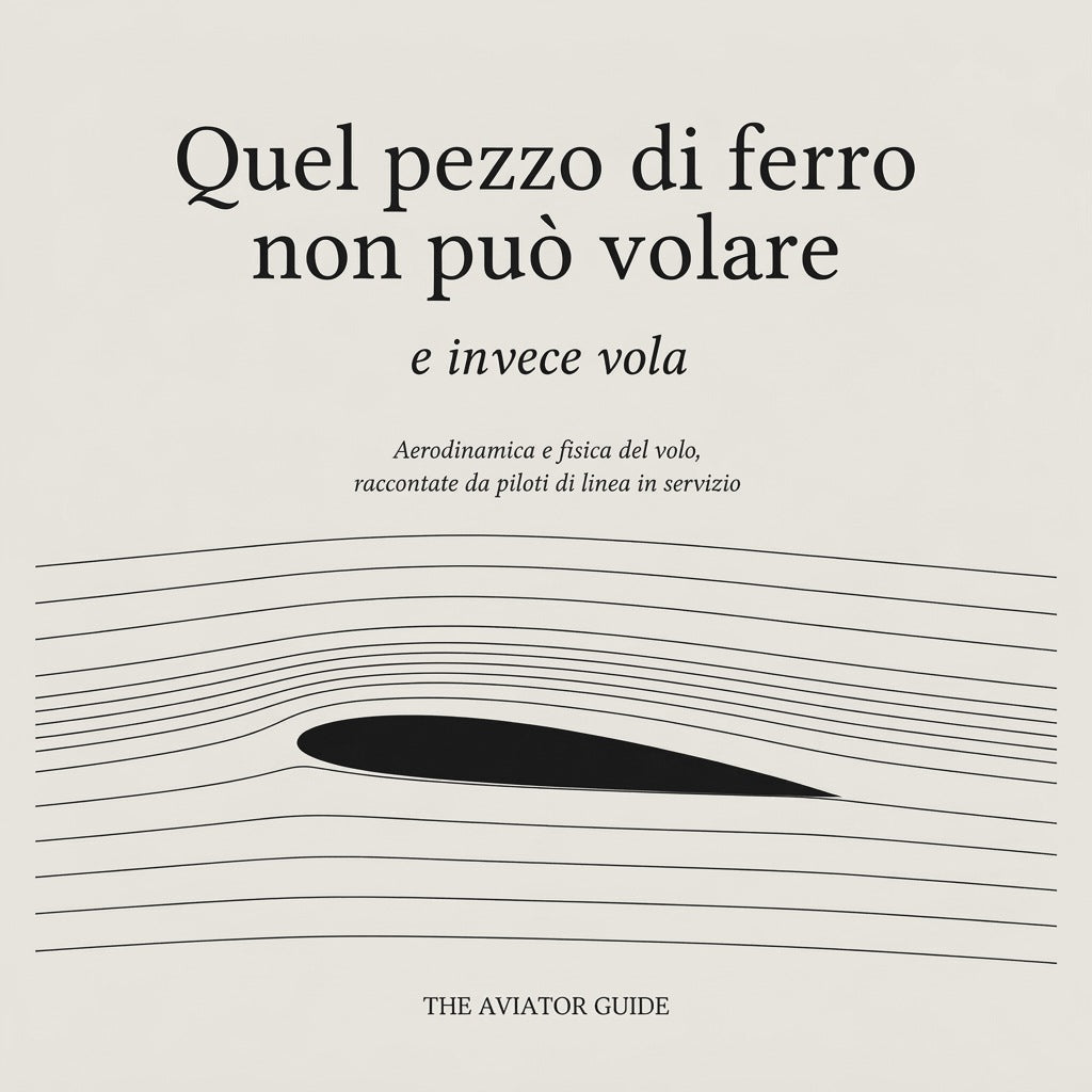 Copertina del libro Quel pezzo di ferro non può volare, aerodinamica e fisica del volo