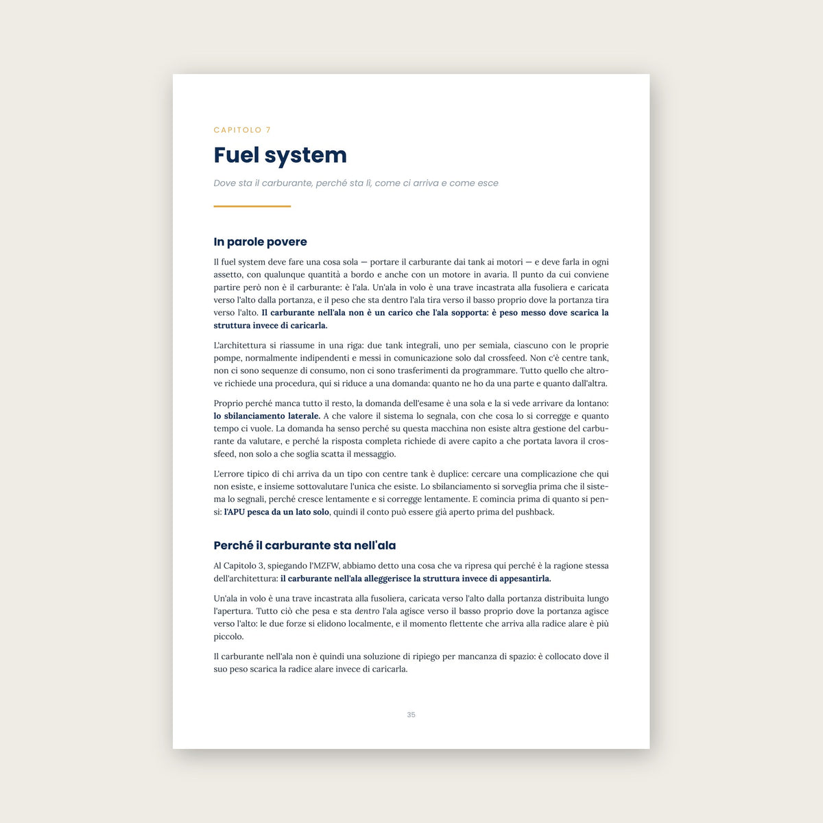 Anteprima: l'apertura del capitolo sul fuel system, con la spiegazione In parole povere